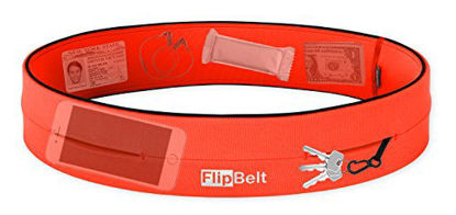 Picture of FlipBelt Level Terrain Waist Pouch, Neon Punch, X-Small/22-25