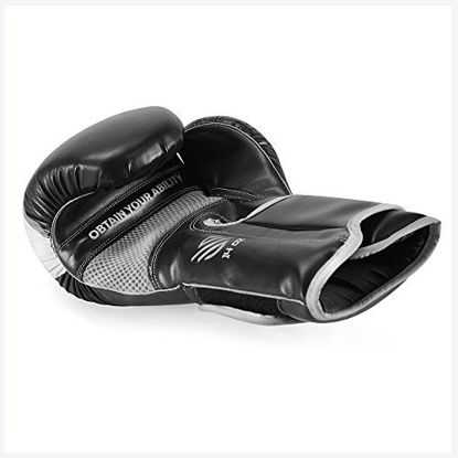 Picture of Essential Boxing Gloves Silver 8-oz