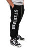 Picture of Ultra Game NFL Pittsburgh Steelers Mens Active Basic Jogger Fleece Pants, Team Color Stripe, Medium
