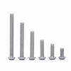 Picture of 1/4-20 x 2-1/2" Button Head Socket Cap Bolts Screws, 304 Stainless Steel 18-8, Allen Hex Drive, Bright Finish, Fully Machine Thread, 20 pcs by Eastlo Fastener