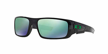 Picture of Oakley Men's OO9239 Crankshaft Rectangular Sunglasses, Black Ink/Jade Iridium, 60 mm
