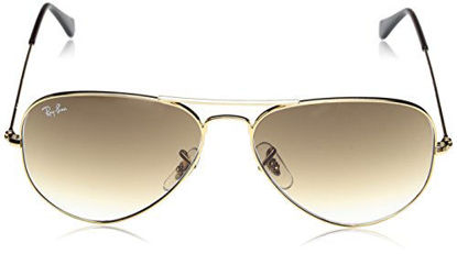 Picture of Ray-Ban Aviator Classic, Antique Gold/ Crystal Green, One Size