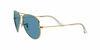 Picture of Ray-Ban Unisex-Adult RB3025 Classic Sunglasses, Legend Gold/Blue Polarized, 62 mm