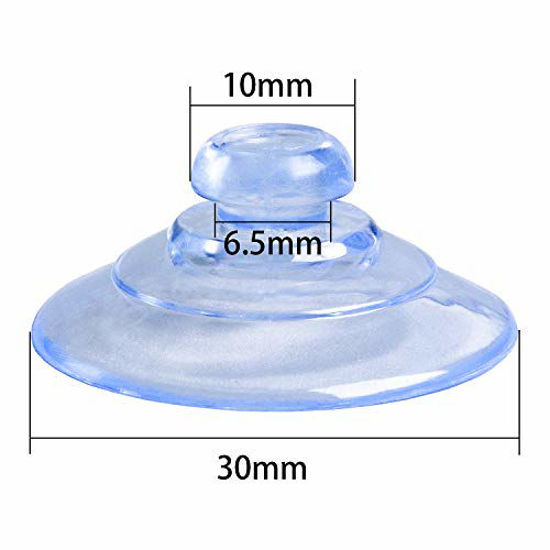 Picture of HSTECH 8 Pcs Radar Detectors Suction Cups for Clear Cobra Escort and Beltronics Radar Detector Mount