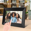 Picture of Feelcare Digital WiFi Picture Frame 8 inch, Send Photos or Videos from Anywhere, 16GB Storage,1280x800 IPS HD Display,Touchscreen for Easy Navigation
