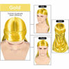 Picture of 3PCS Silky Durags Pack for Men Waves, Satin Doo Rag, Award 1 Wave Cap,Style D