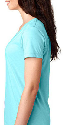 Picture of Next Level Women's Lightweight The Ideal V-Neck T-Shirt, Small, Kelly