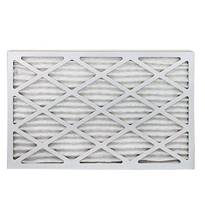 Picture of FilterBuy 10x25x1 MERV 8 Pleated AC Furnace Air Filter, (Pack of 6 Filters), 10x25x1 - Silver