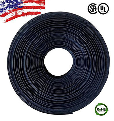 by WNI Black Heat Shrink Tubing 25pcs 6 Gauge 6 AWG x 3/8” Pure Copper UL Listed Cable Lug Terminal Ring Connectors with Dual Wall Adhesive Lined Red 