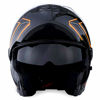 Picture of 1Storm Motorcycle Modular Full Face Helmet Flip up Dual Visor Sun Shield: HB89 Glossy Black