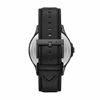 Picture of Armani Exchange Men's Hampton Leather Watch, Color: Black/Black (Model: AX2411)