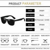 Picture of Joopin Polarized Sunglasses for Women Men, Retro Designer Sun Glasses (Matte Black+Matte Black)