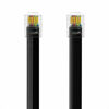 Picture of NECABLES (2 Pack) Short RJ12 Cable Phone Cord 6ft 6P6C Male to Male Straight Wiring for Both Data and Voice Use Black - 6 Feet