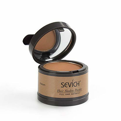 Picture of Instantly Hair Shadow - Sevich Hair Line Powder, Quick Cover Grey Hair Root Concealer with Puff Touch, 4g Auburn