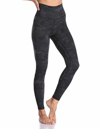 Picture of Colorfulkoala Women's High Waisted Pattern Leggings Full-Length Yoga Pants (XL, Deep Grey Splinter Camo)