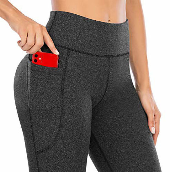 Yoga Pants Women's High Waist Workout Boots Pants With Pockets