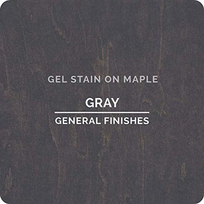 Picture of General Finishes Oil Base Gel Stain, 1/2 Pint, Gray