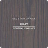 Picture of General Finishes Oil Base Gel Stain, 1/2 Pint, Gray
