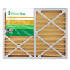 Picture of FilterBuy 25x29x4 MERV 11 Pleated AC Furnace Air Filter, (Pack of 2 Filters), 25x29x4 - Gold