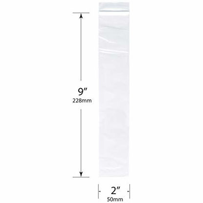 Picture of Plymor Zipper Reclosable Plastic Bags, 2 Mil, 2" x 12" (Case of 1000)