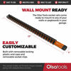 Picture of Olsa Tools 1/4-Inch Drive Aluminum Socket Organizer | Premium Quality Socket Holder (Orange)