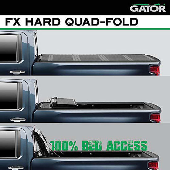 GetUSCart Gator FX Hard QuadFold Truck Bed Tonneau Cover 8828327 Fits 2015 2020 Ford F