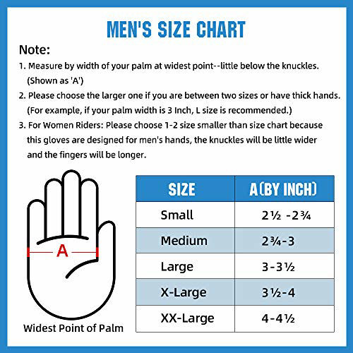 Moto5 Full Finger Leather Motorcycle Gloves - Men & Women, Touchscreen, Knuckle Protection - View #4