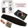 Picture of GOO GOO Tape in Hair Extensions Natural Black Real Virgin Hair Extensions Seamless Straight Tape in Hair Extensions 20pcs 50g 16 Inch