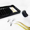 Picture of Easy Fan Lashes D-0.07-17 mm Volume Lash Extensions 9-25 mm Easy Fan Volume Lashes Rapid Blooming Lashes Automatic Flowing Eyelash ExtensionsD-0.07-17
