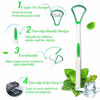 Picture of Tongue Scraper Cleaner 100% BPA Free Tongue Scrapers with Travel Handy Case for Healthy Oral Care, Easy to Use, Help Fight Bad Breath (6 PACK)