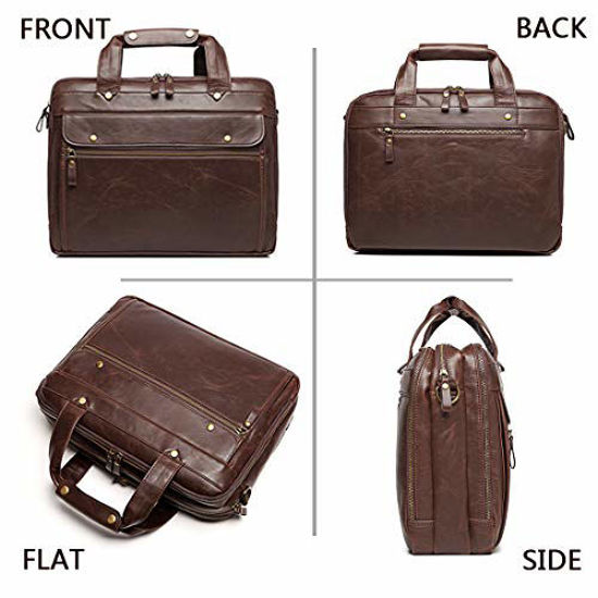 Laptop Tote Bag for Women 15.6 inch Waterproof Lightweight Leather Computer Laptop Bag Women Business Office Work Bag Briefcase Large Travel Handbag