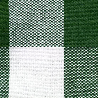 Picture of DII Buffalo Check Collection Classic Tabletop, Tablecloth, 60x84, Green & White
