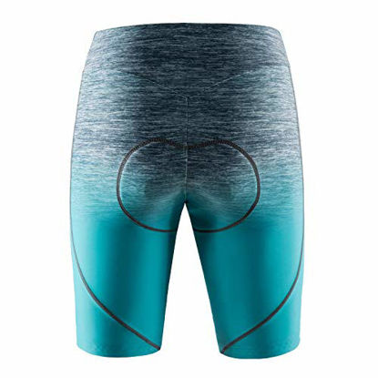Picture of beroy Womens Cycling Shorts with Padded,Ladies Bike Shorts(M Blue)