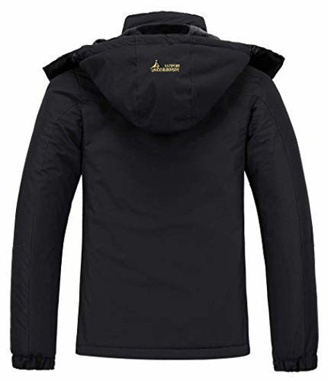 Picture of MOERDENG Women's Waterproof Ski Jacket Warm Winter Snow Coat Mountain Windbreaker Hooded Raincoat