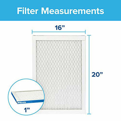 Picture of Filtrete 16x20x1, AC Furnace Air Filter, MPR 1900, Healthy Living Ultimate Allergen, 4-Pack (exact dimensions 15.69 x 19.69 x 0.78)