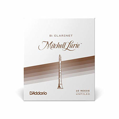 Picture of DAddario Woodwinds Mitchell Lurie Bb Clarinet Reeds, Strength 3.5, 10-pack - RML10BCL350