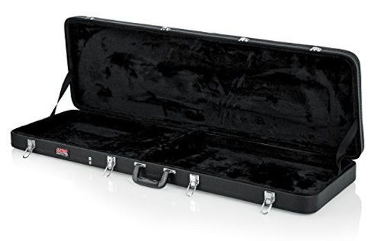 Picture of Gator Cases Hard-Shell Wood Case for Electric Bass Guitars; Fits Fender Precision/Jazz Bass, & More (GWE-BASS)