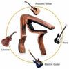 Picture of Moreyes Guitar Picks Guitar Capo Acoustic Guitar Accessories Trigger Capo With Free Guitar Picks (GC-9 Rosewood)