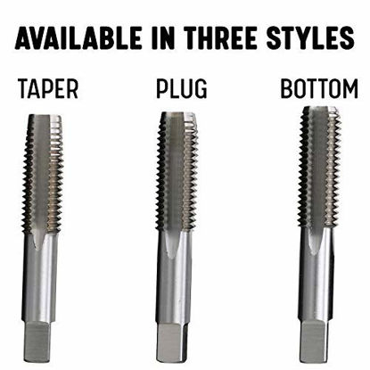 Picture of Drill America 1-1/8"-7 UNC High Speed Steel Taper Tap, (Pack of 1)