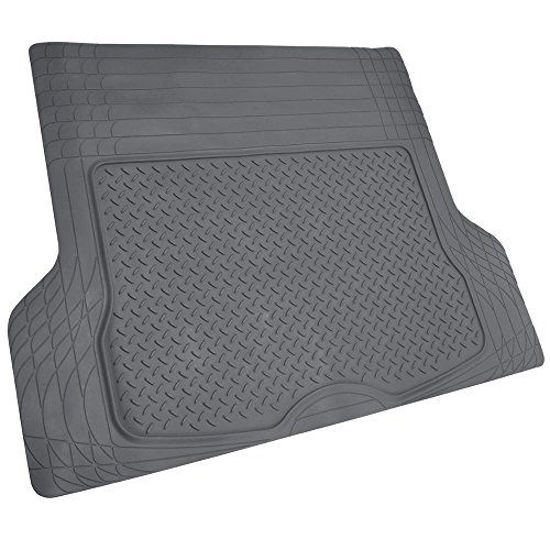 Picture of BDK Heavy Duty Cargo Liner Floor Mat-All Weather Trunk Protection, Trimmable to Fit & Durable HD Rubber Protection for Car SUV Sedan Auto, Gray (MT785GRAMw1)