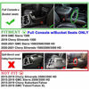 Picture of JKCOVER Center Console Organizer Tray Compatible with (2019-2021) Chevy Silverado 1500/GMC Sierra 1500 and 2020-2021 Silverado/Sierra 2500/3500 HD Accessories - Full Console w/Bucket Seats ONLYBLACK