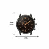Picture of Fossil Men's Neutra Chrono Quartz Stainless Chronograph Watch, Color: Black, Brown Dial (Model: FS5525)