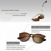 Picture of SUNGAIT Vintage Round Sunglasses for Women Men Girl Classic Retro Designer Style (Amber Frame(Matte Finish)/Brown Gradient Lens) 1567HPKC