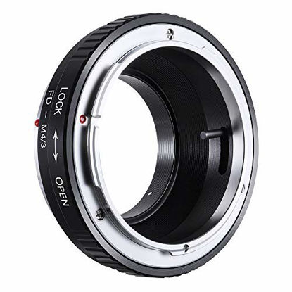 Picture of K&F Concept Lens Mount Adapter Ring for Canon FD Lens to Micro Four Thirds M4/3 Olympus Pen and Panasonic Lumix Cameras