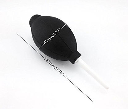 Picture of HONBAY 3 in 1 Cleaning Tools Rubber Ball Dust Blower Cleaning Brush, Keycap Steel Puller Remover for Digital Camera Lens Filter Keyboard