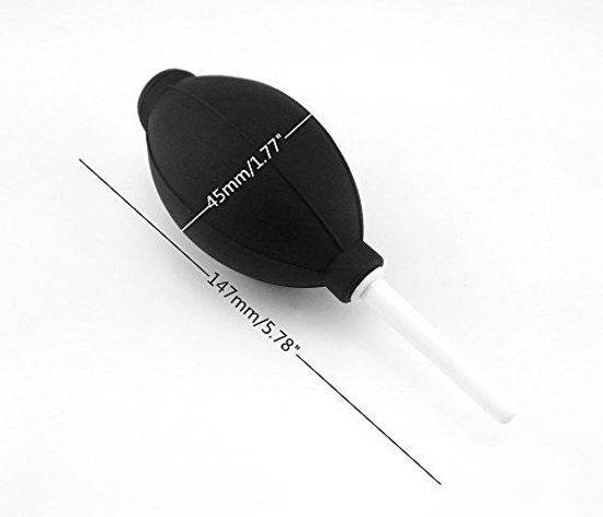 Picture of HONBAY 3 in 1 Cleaning Tools Rubber Ball Dust Blower Cleaning Brush, Keycap Steel Puller Remover for Digital Camera Lens Filter Keyboard