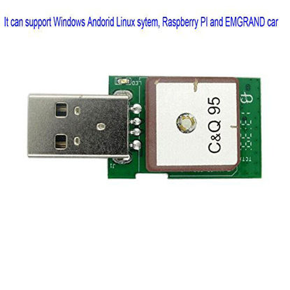 Picture of DIYmall VK-172 VK 172 Gmouse G-Mouse USB GPS Dongle Glonass Support Windows 10/8/7/vista/XP/Raspberry PI Vehicle Aviation Tracker (Pack of 1pc)