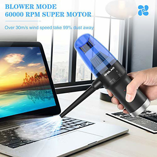 Mini Handheld Vacuum Cordless, Keyboard Vacuum Cleaner, Rechargeable  Computer Cleaner for Cleaning Small Areas