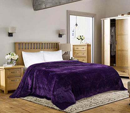 Utopia Bedding Fleece Blanket Queen Size Camel 300GSM Luxury Fuzzy Soft  Anti-Sta