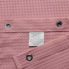 Picture of Waffle Weave Shower Curtain Hotel Luxury Spa, 230 GSM Heavy Duty Fabric, Water Repellent, Pale Mauve, 71"x72"